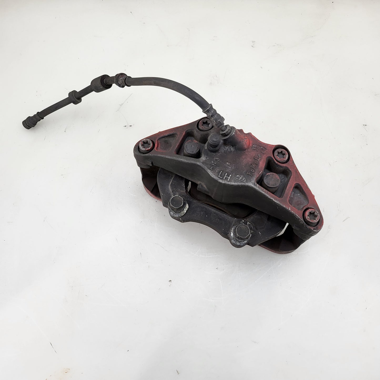 Mazdaspeed 3 gen 1 07-09 OEM driver front caliper red