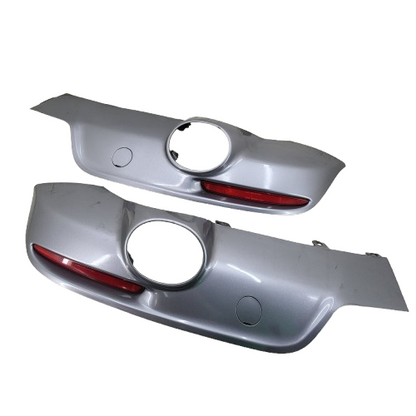 Mazdaspeed 6 OEM exhaust shrouds, painted *Titanium grey*