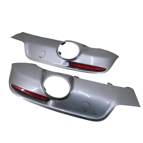 Mazdaspeed 6 OEM exhaust shrouds, painted *Titanium grey*