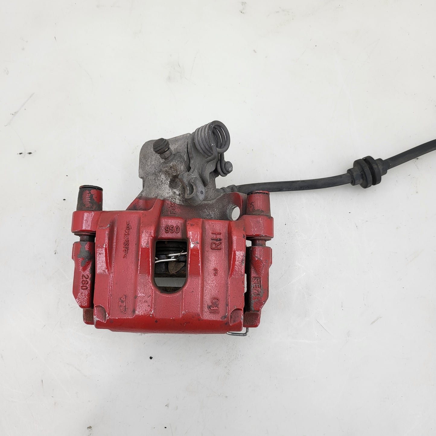 Mazdaspeed 3 gen 1 07-09 OEM passenger rear caliper red
