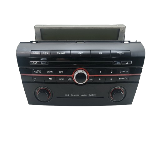Mazdaspeed 3 gen 1 MS3 OEM black radio and display screen