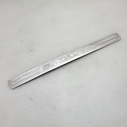 OEM Mazdaspeed 3 gen 2 driver side front door scuff plate, kick panel trim