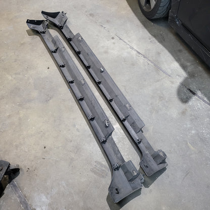 Mazdaspeed 3 gen 1 OEM metro grey side skirts DRIVER SIDE ONLY
