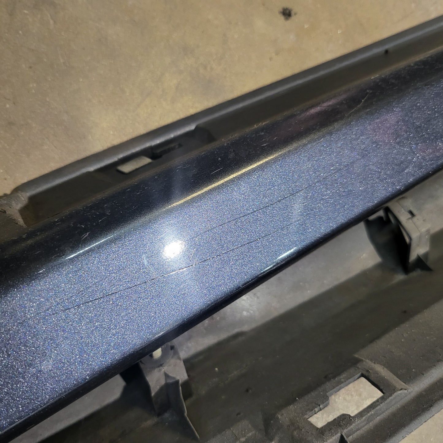 Mazdaspeed 3 gen 1 OEM metro grey side skirts DRIVER SIDE ONLY