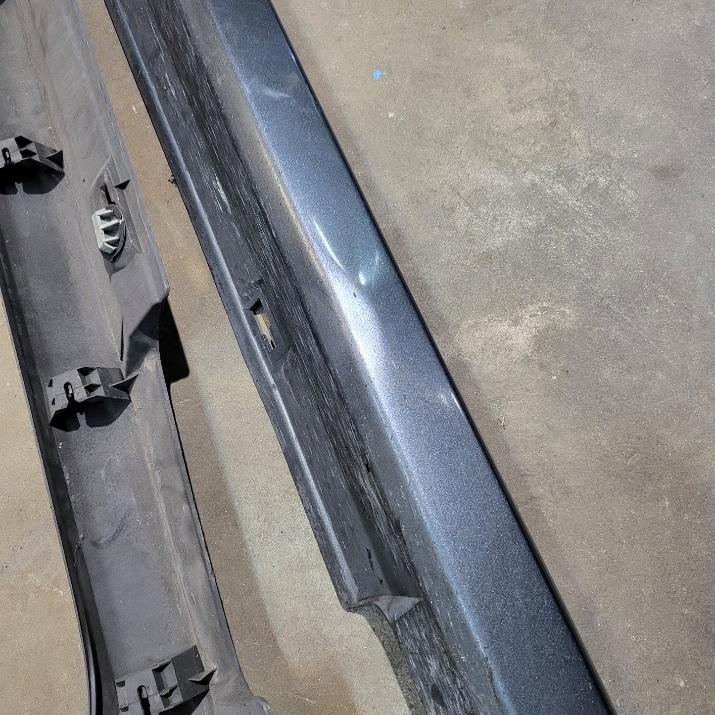 Mazdaspeed 3 gen 1 OEM metro grey side skirts DRIVER SIDE ONLY