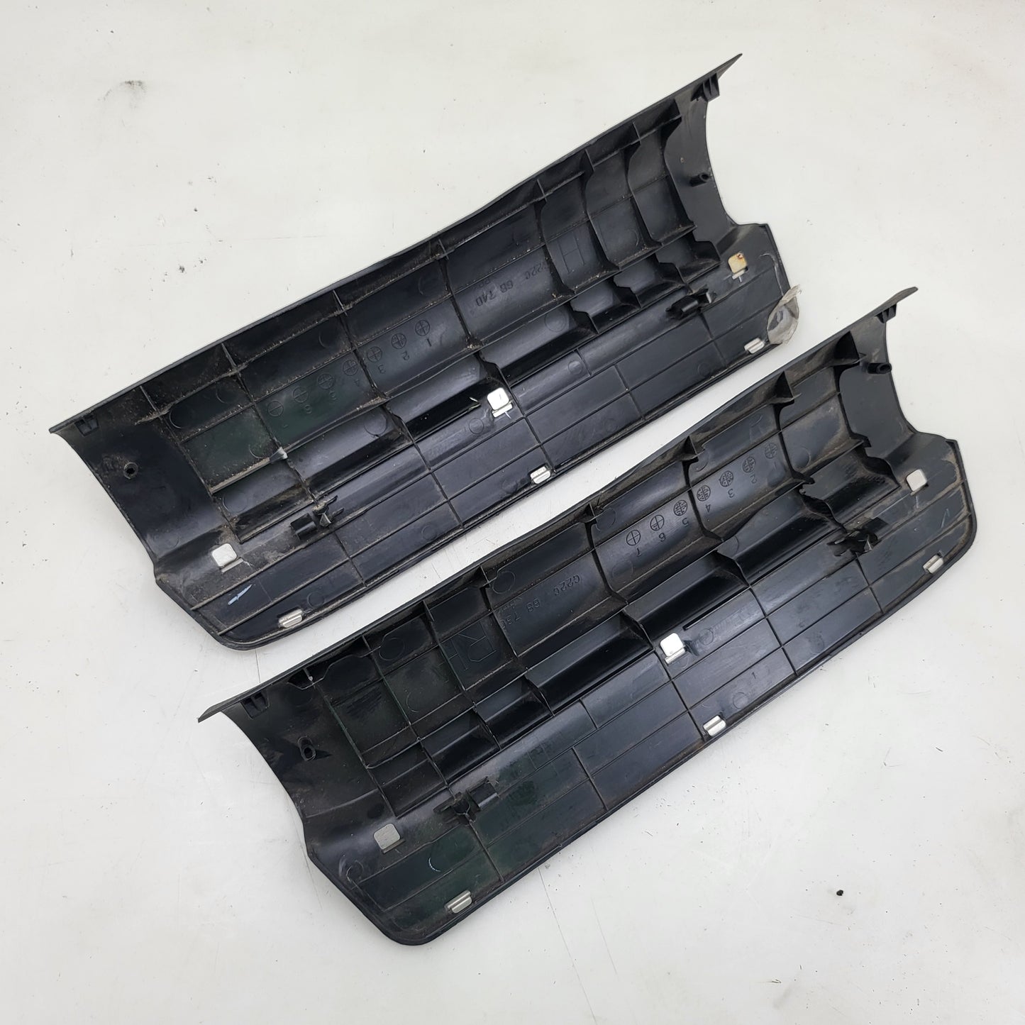 Mazdaspeed 6 06-07 door jamb scuff plate, kick panel trim pair rear
