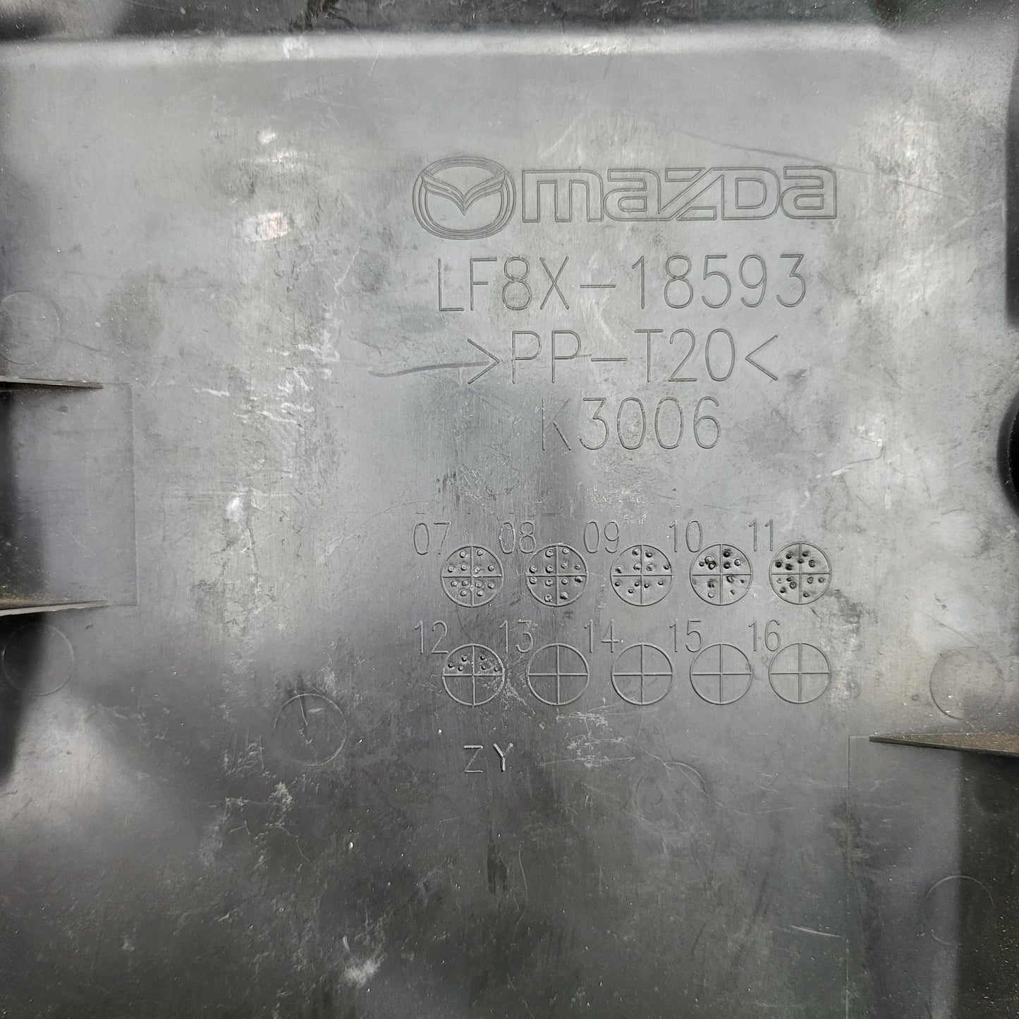 Mazdaspeed 3 Gen 2 OEM 2010-2013 battery box cover