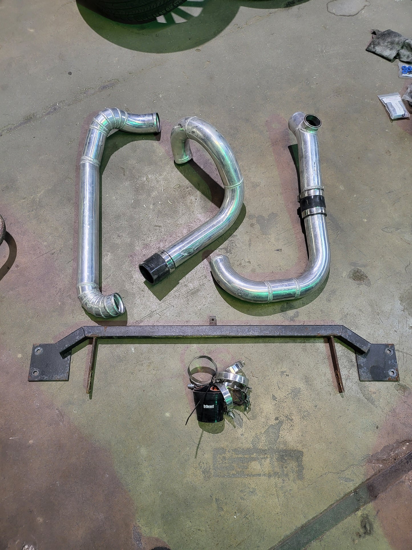 Mazdaspeed 3 gen 2 front mount intercooler piping and crash bar